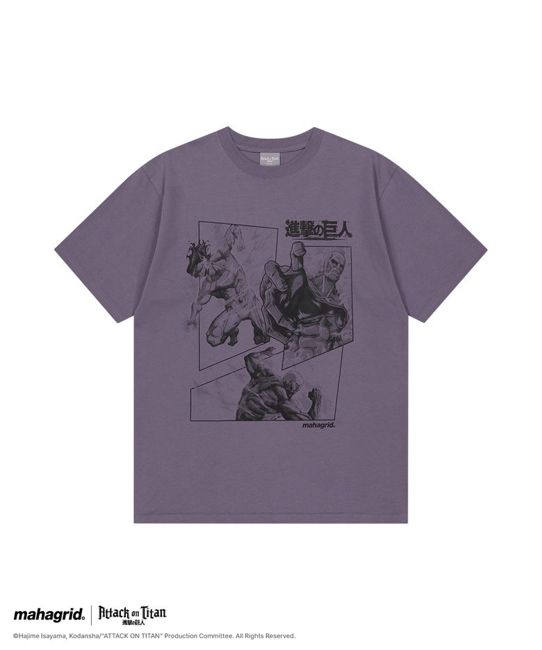 [진격의거인] AOT POSTER TEE PURPLE(MG2GMMT503T)