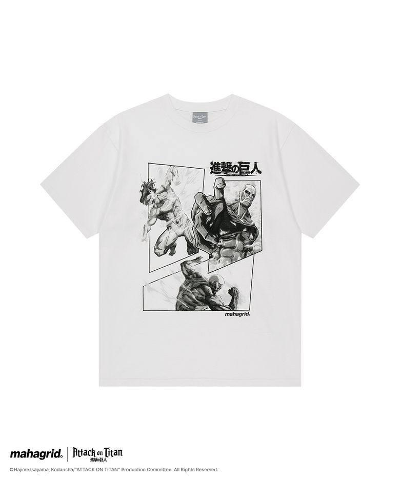 [진격의거인] AOT POSTER TEE WHITE(MG2GMMT503T)