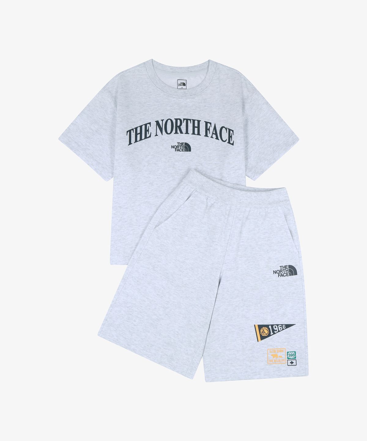 노스페이스 키즈(THE NORTH FACE KIDS) 키즈 캠프플래그 크루세트 NT7US16S_HGY