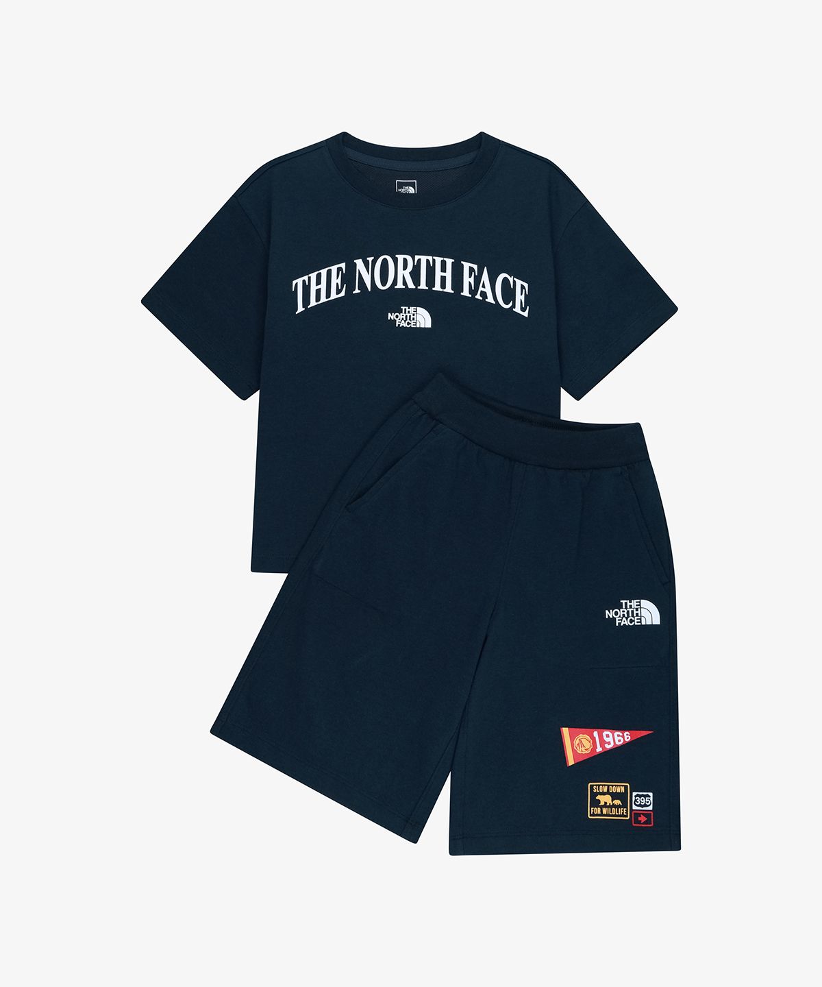 노스페이스 키즈(THE NORTH FACE KIDS) 키즈 캠프플래그 크루세트 NT7US16U_NAV