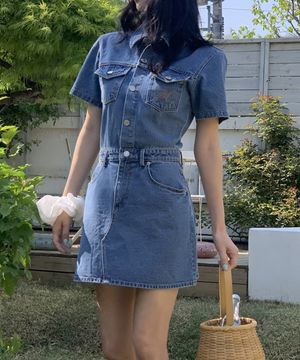 젠지 데님 원피스