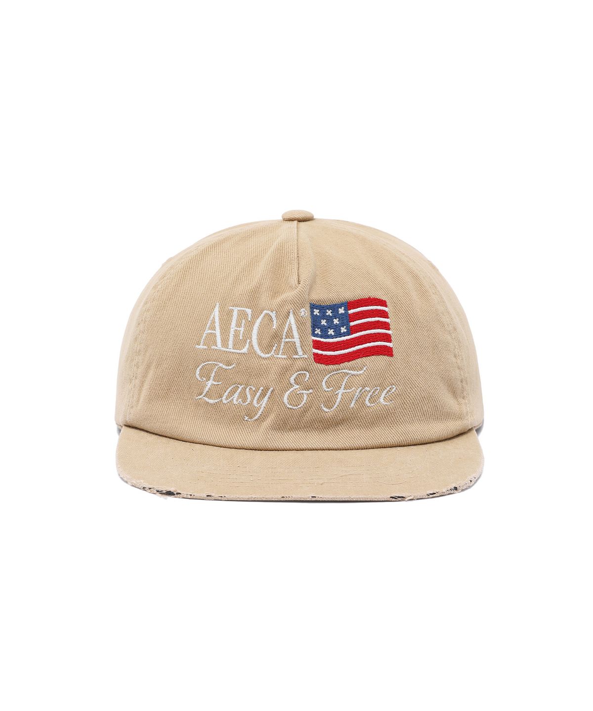에이카화이트(AECA) AECA EASY & FREE FLAG CAP-BEIGE