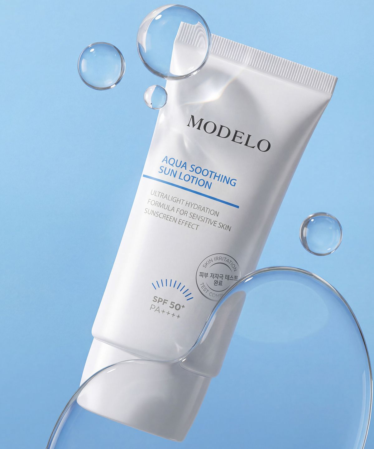 모델로(MODELO) 아쿠아 수딩 선로션 50ml (SPF50+ PA++++)
