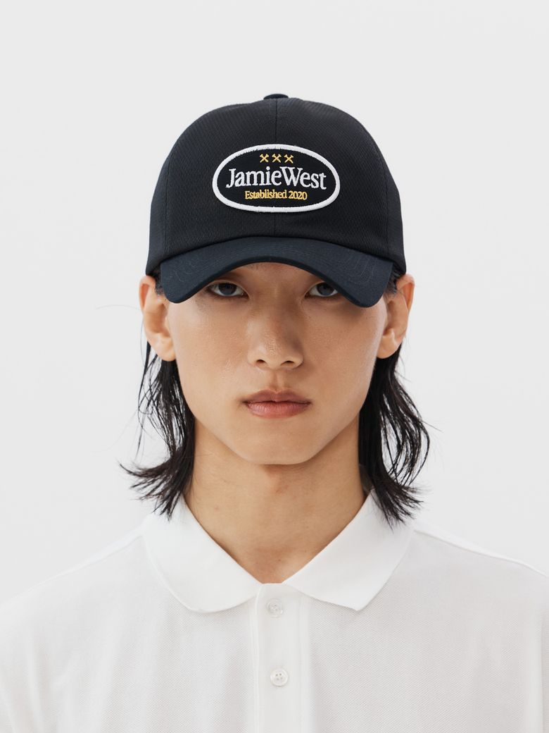 레트로 와펜 풀매쉬 스냅백 (블랙)