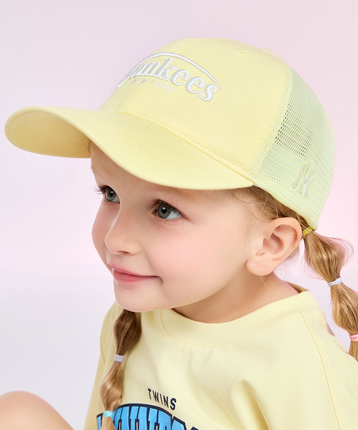 엠엘비 키즈(MLB KIDS) 젤리 메쉬 트러커 NY (L.Yellow)