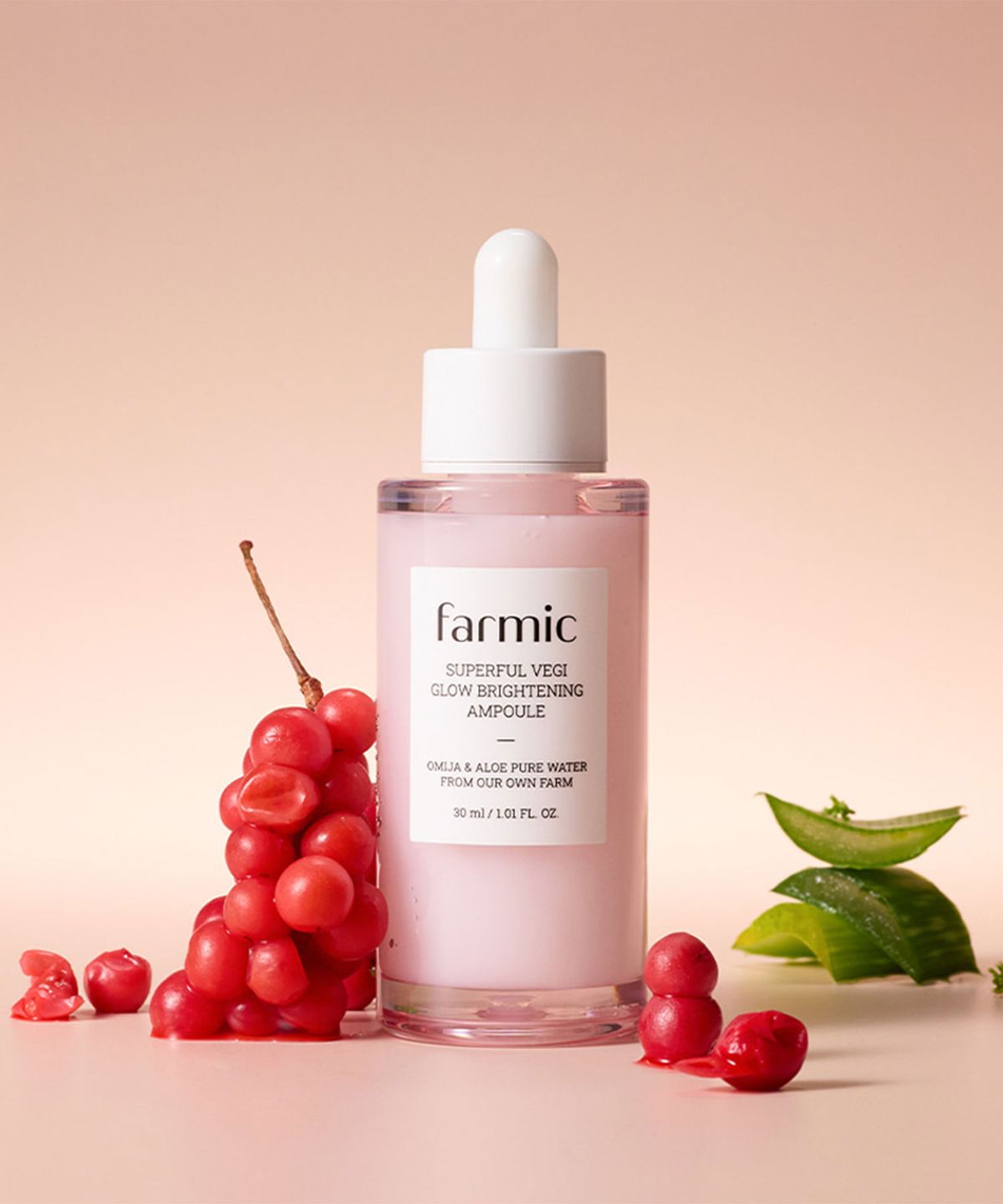 파믹(FARMIC) 슈퍼풀 베지 글로우 브라이트닝 앰플 30ml
