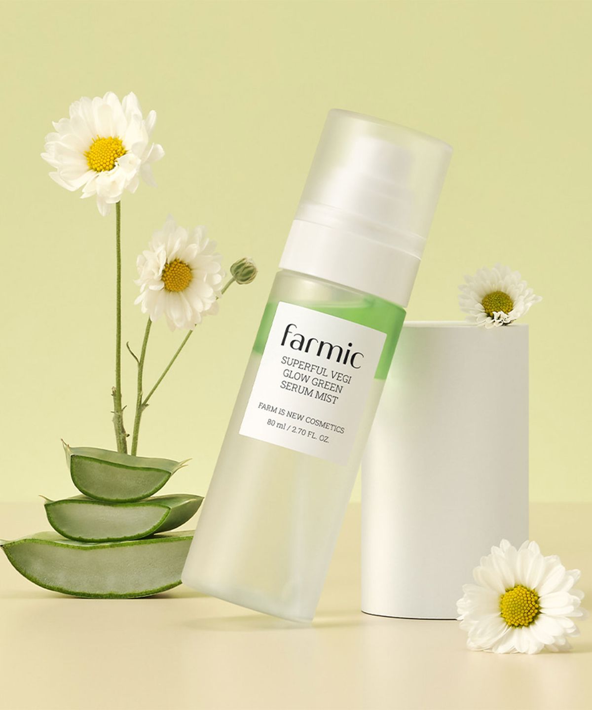 파믹(FARMIC) 슈퍼풀 베지 글로우 그린 세럼 미스트 80ml