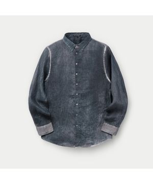 NEVER ENOUGH 다이드 린넨 셔츠 SVSFM26801CHX