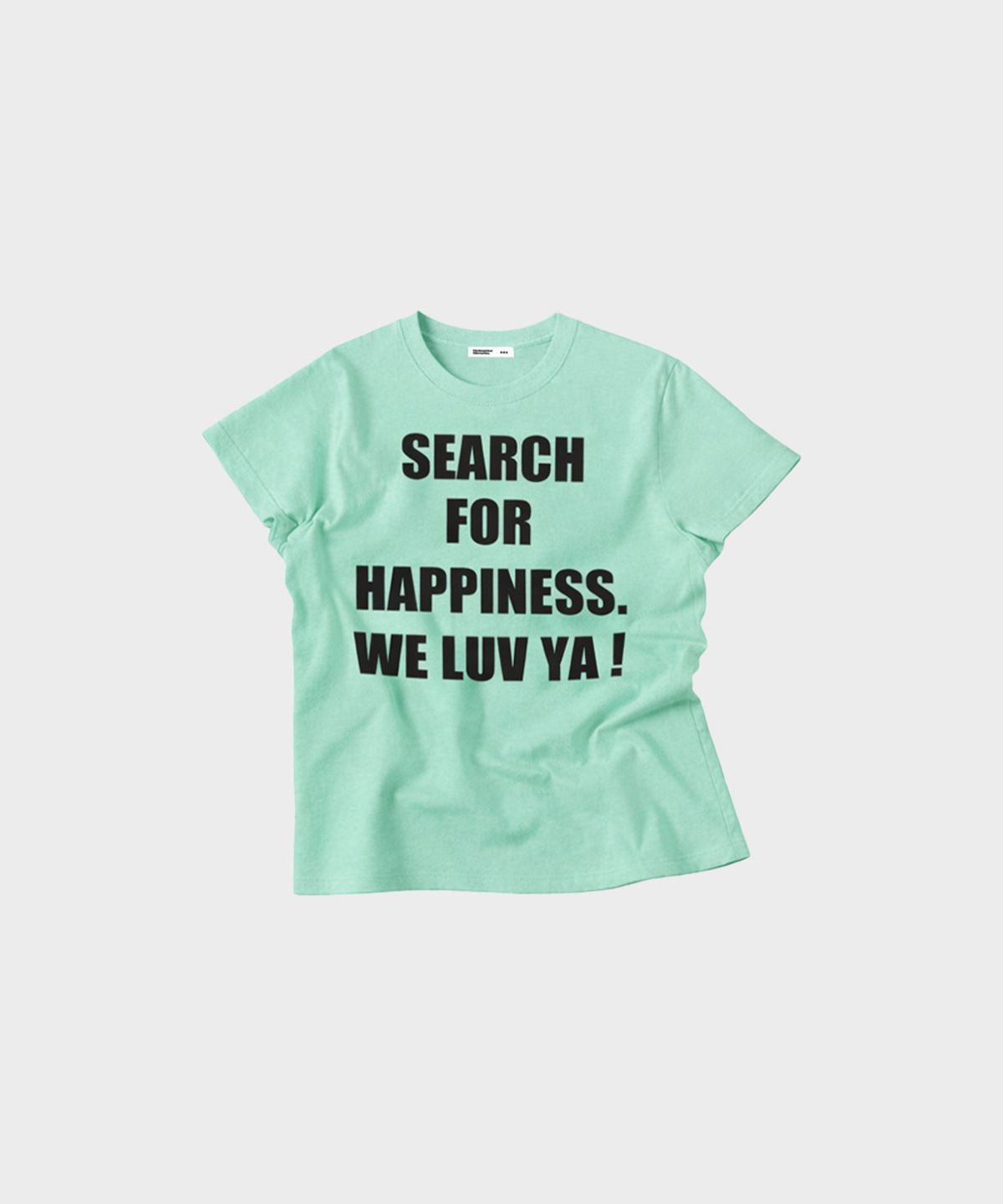 마이딥블루메모리즈(MY DEEP BLUE MEMORIES) (w)WE NEED LUV CROP TEE (MINT)