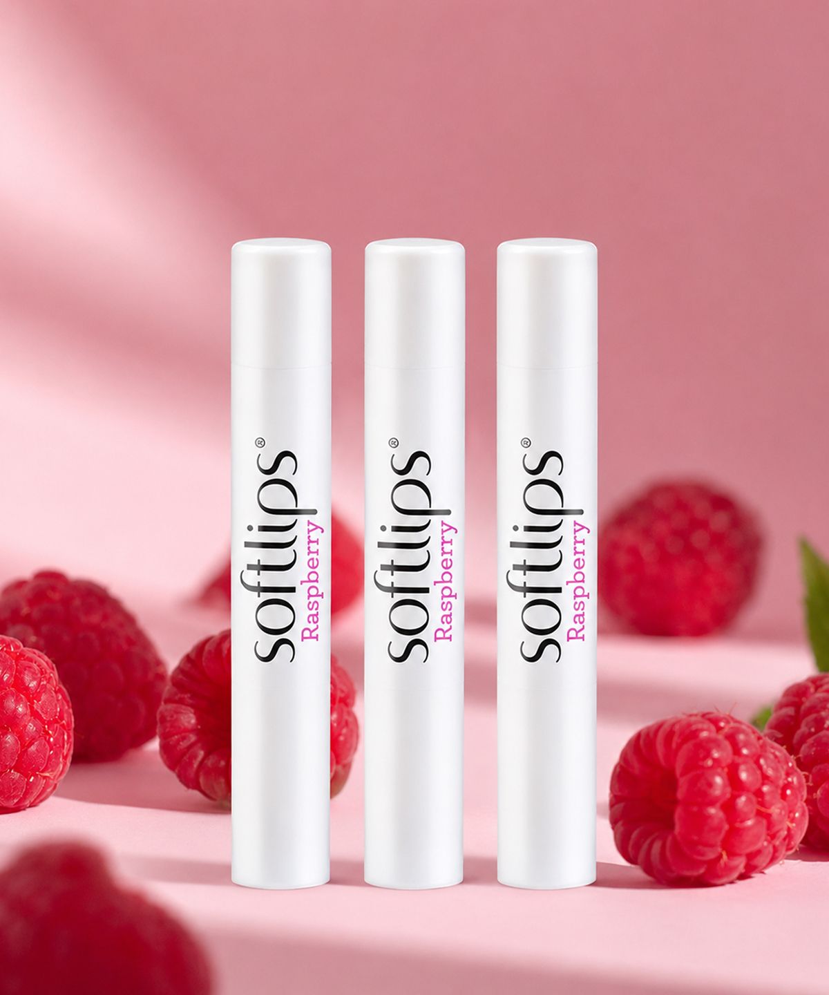 멘소래담(MENTHOLATUM) 3개 x [재벌립밤] 소프트립스 립밤 라즈베리 2g