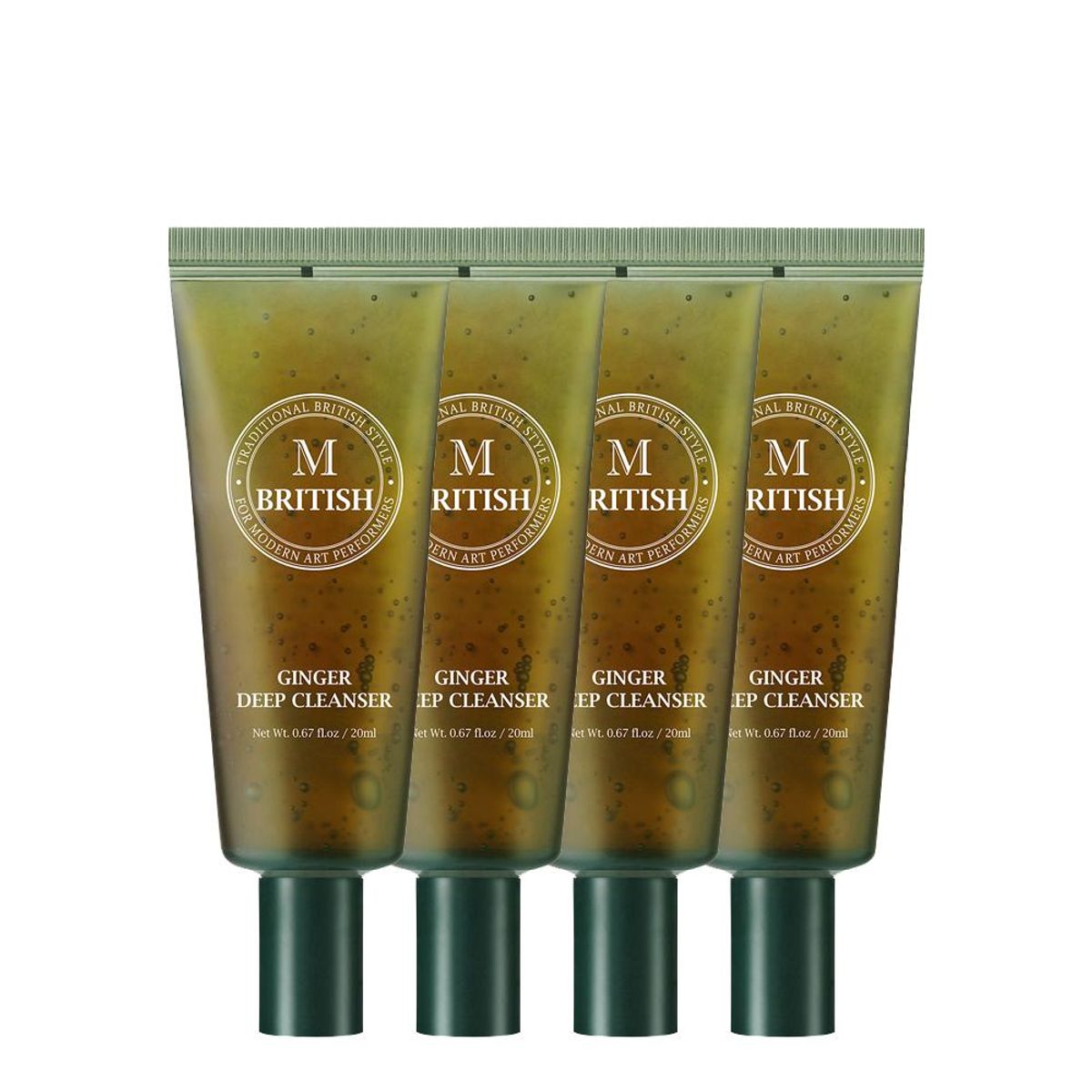 브리티시엠(BRITISH M) [두피케어] 진저 딥 클렌저 20ml*4