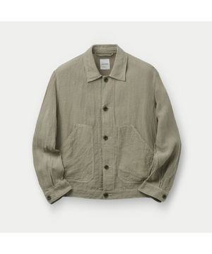 SAGE DE CRET 린넨 쇼츠 자켓 SVUAM26554BEX