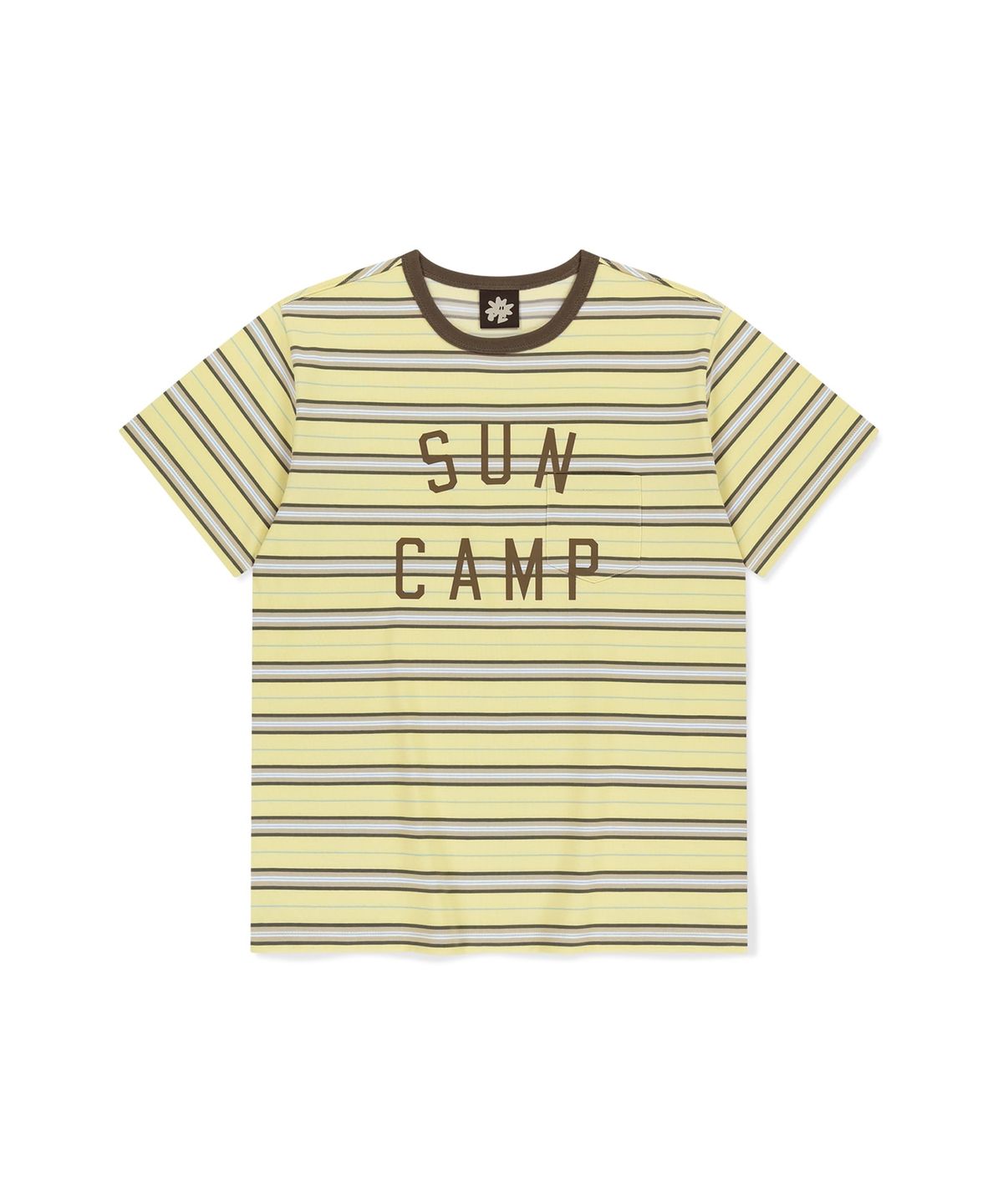 썬러브투어(SUNLOVETOUR) SUN CAMP Stripe Tee Yellow