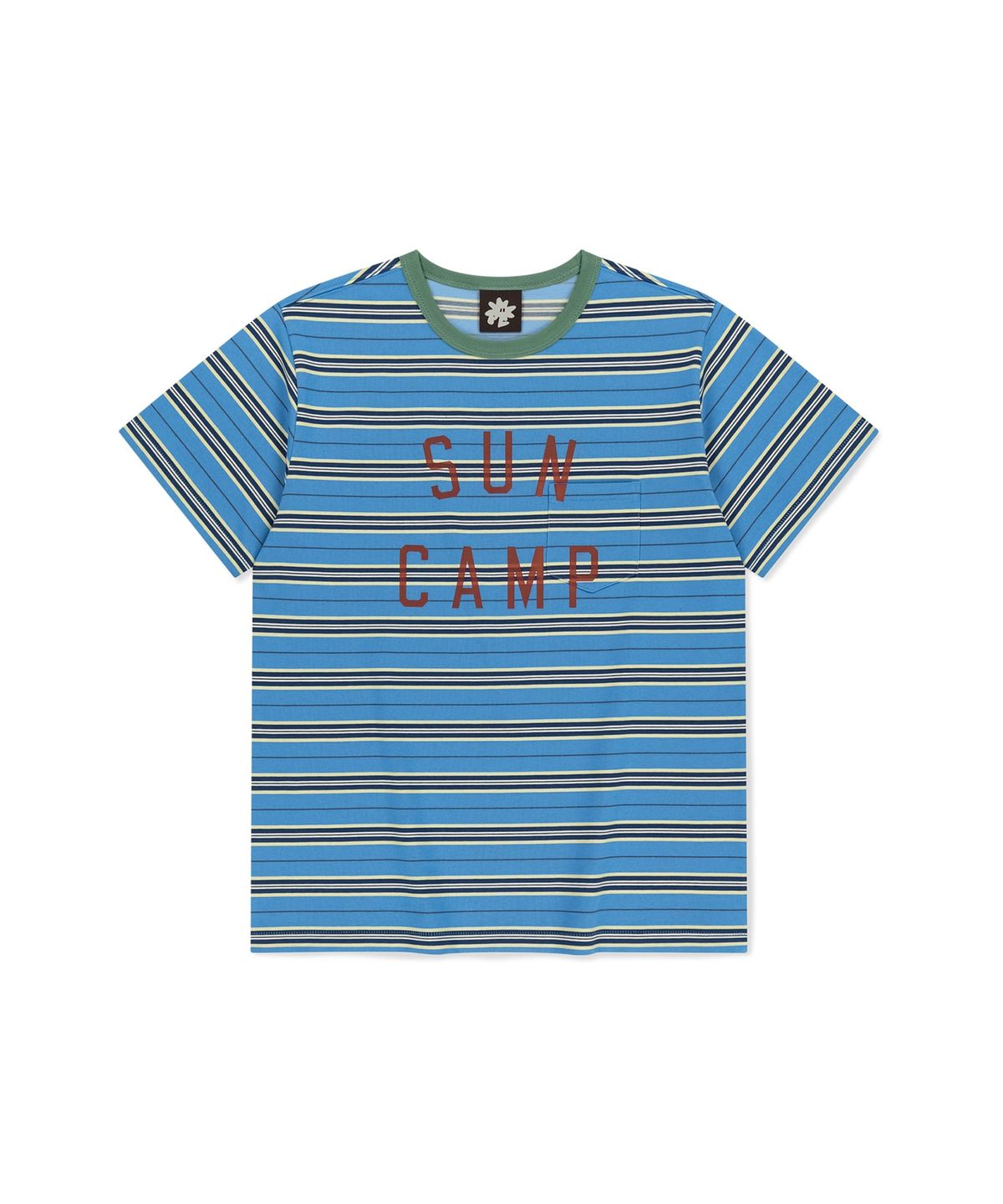 썬러브투어(SUNLOVETOUR) SUN CAMP Stripe Tee Blue