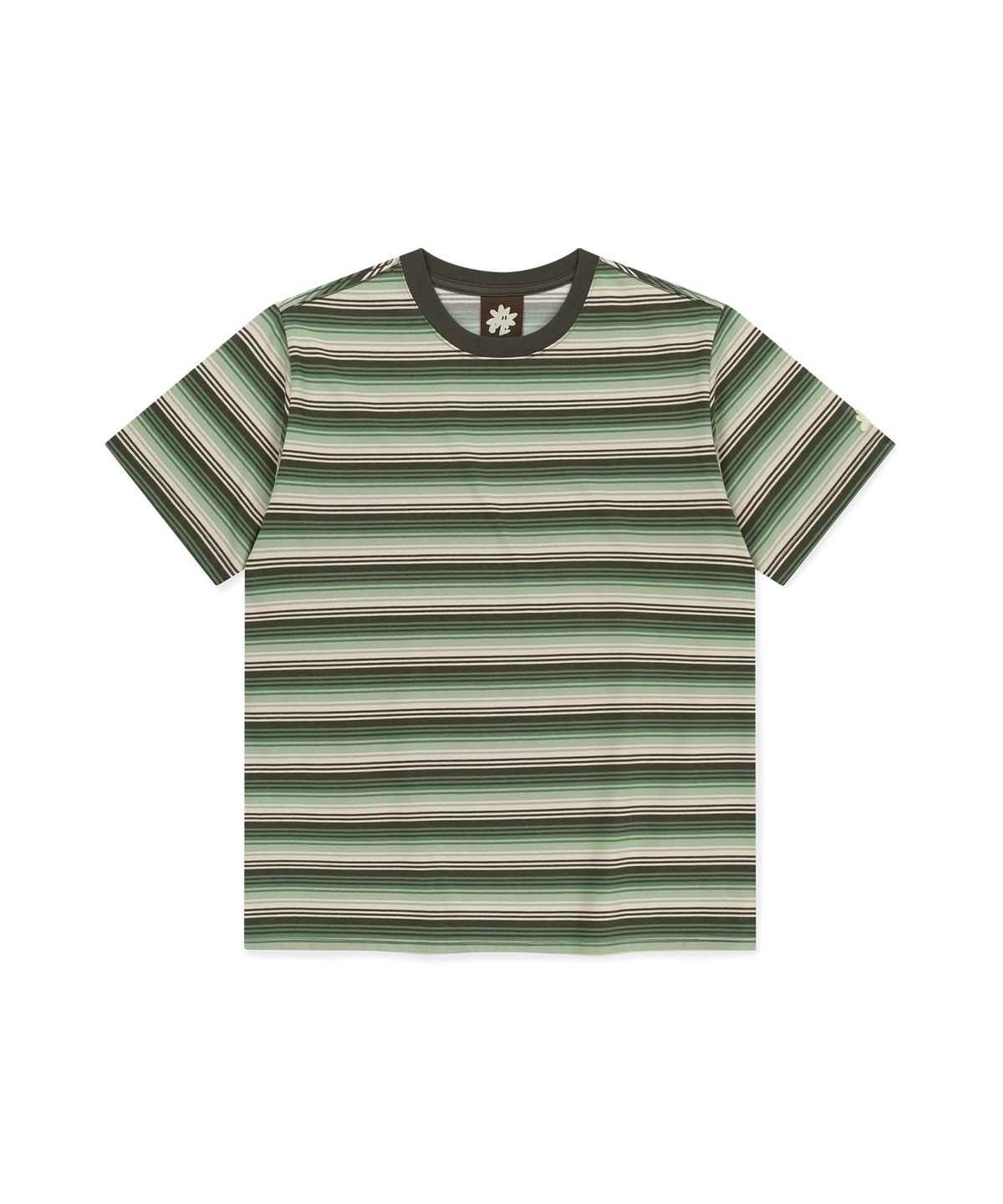 썬러브투어(SUNLOVETOUR) Striped Allday Tee Green