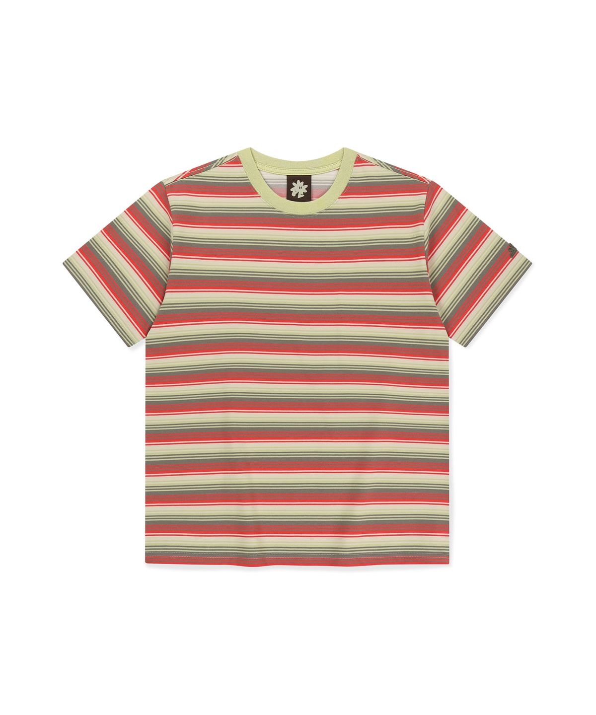 썬러브투어(SUNLOVETOUR) Striped Allday Tee Red