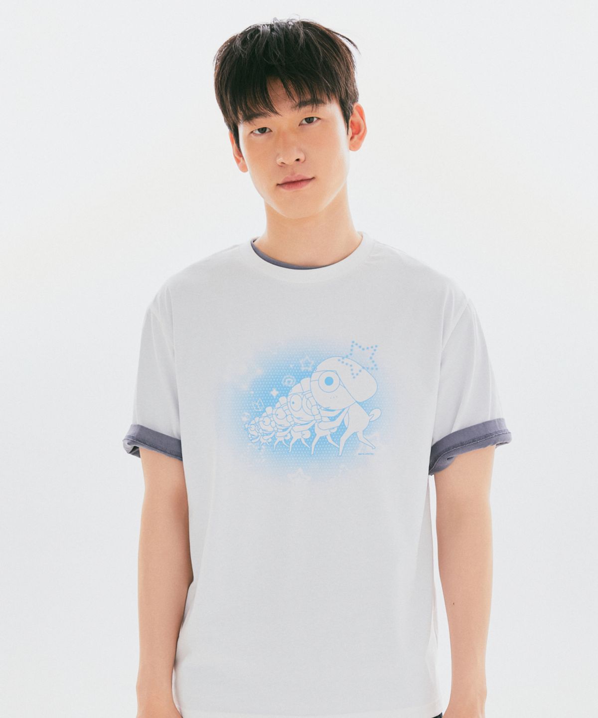 스파오(SPAO) [개구리 중사 케로로] 반팔 티셔츠(WHITE)_SPRLG25U15