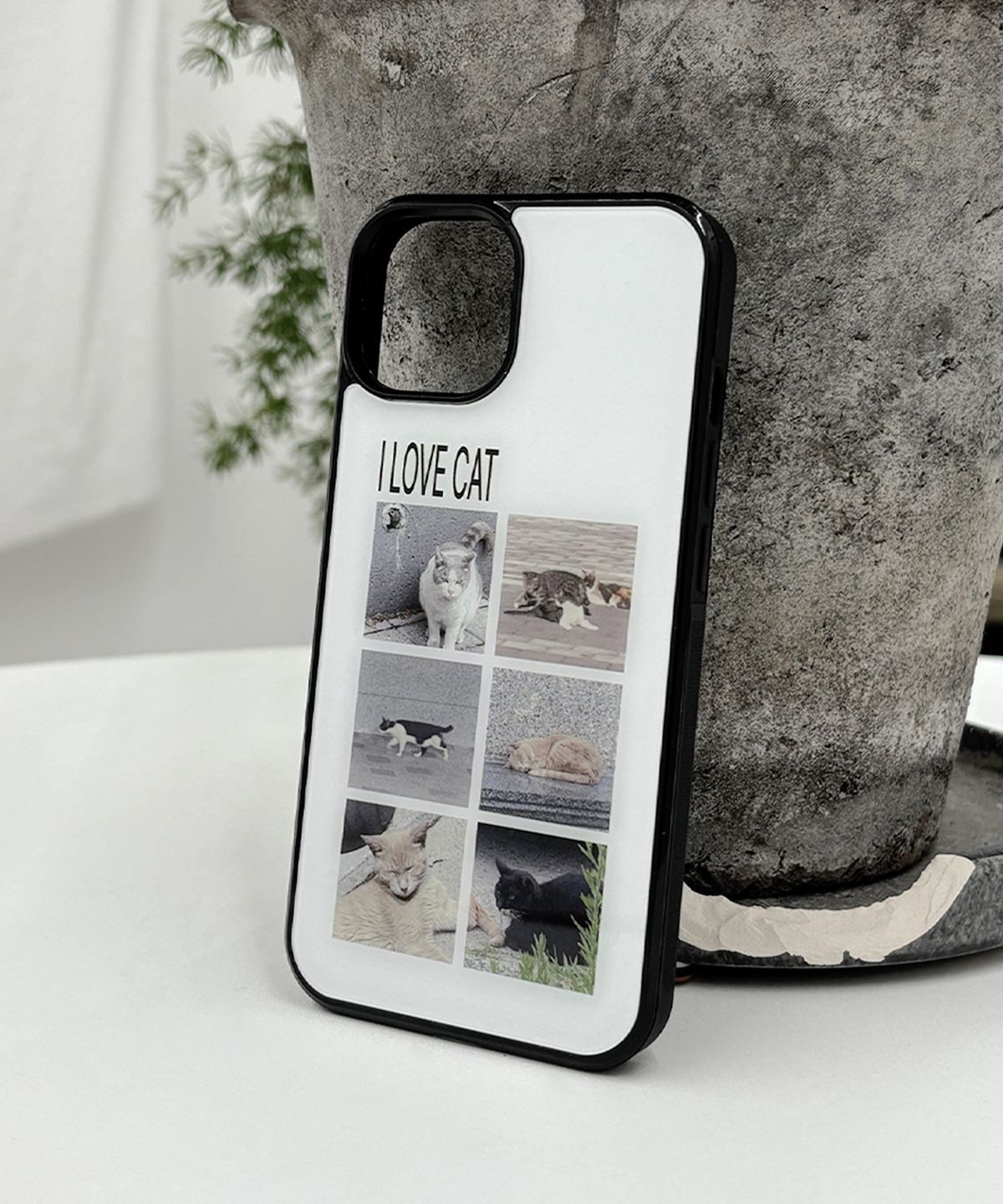 속담(SOKDAM) 그냥 길 걷다 찍은 고양이들이에요 bumper case (glass/magsafe)