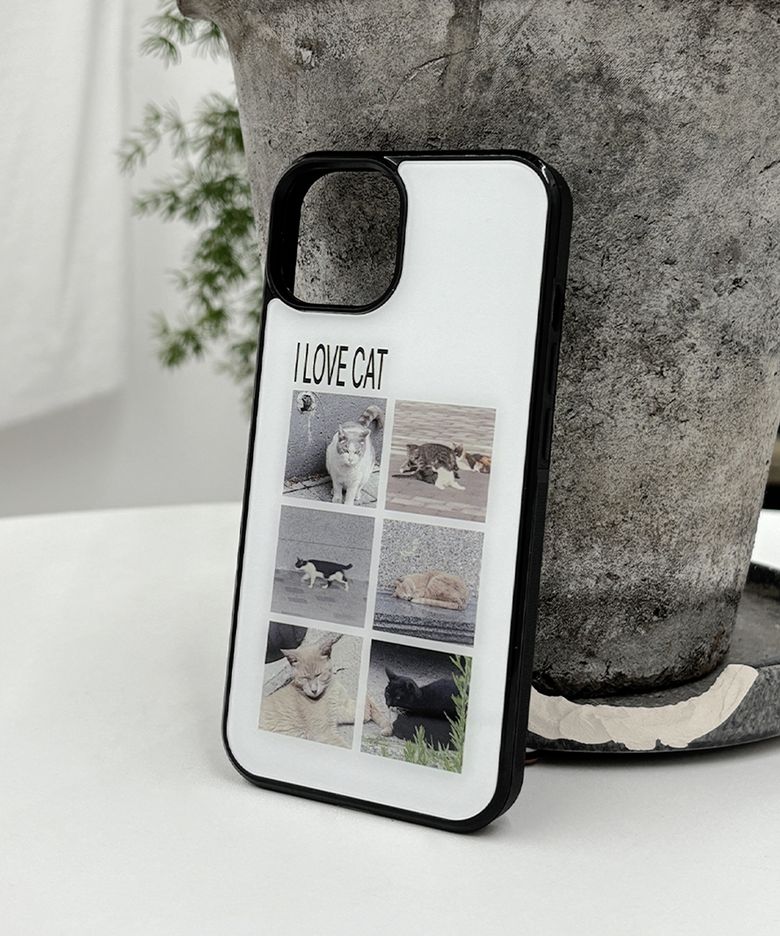 그냥 길 걷다 찍은 고양이들이에요 bumper case (glass/magsafe)