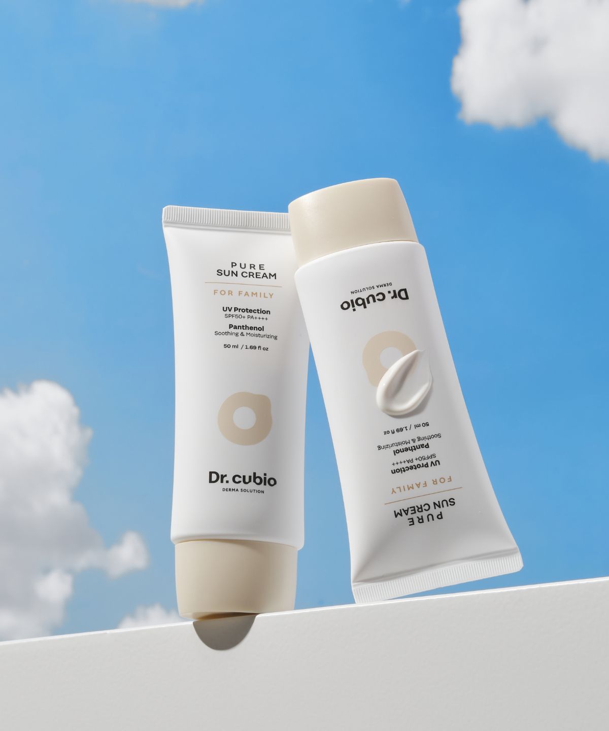 닥터큐비오(DR.CUBIO) [더블세트] 저자극 무기자차 선크림 SPF 50+ PA++++