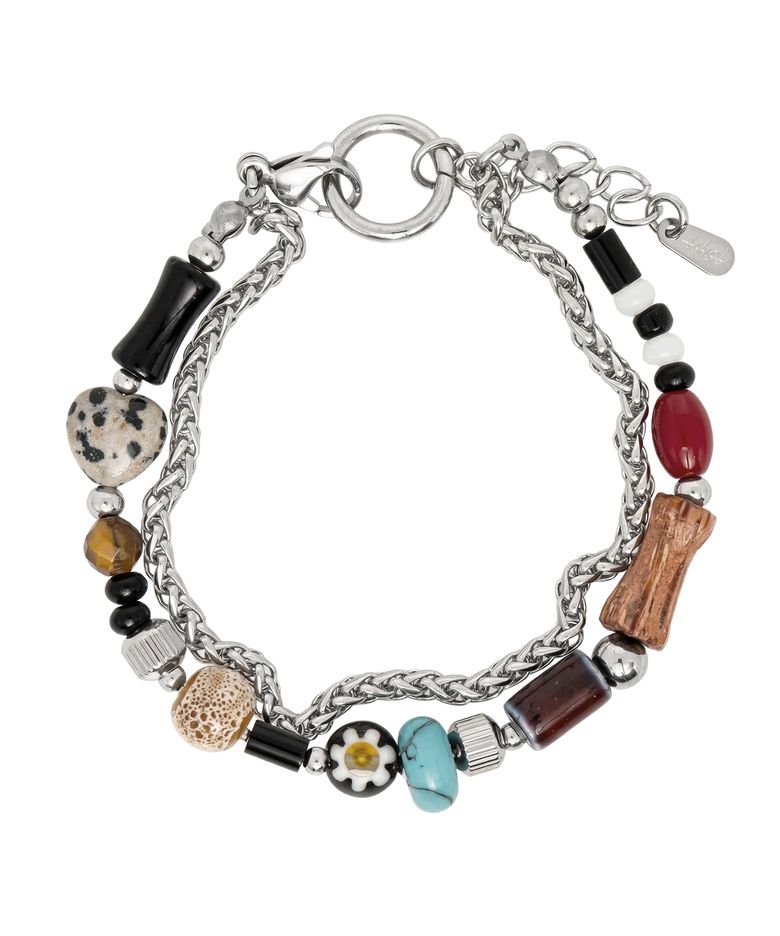 Seiren layered bracelet _ brown