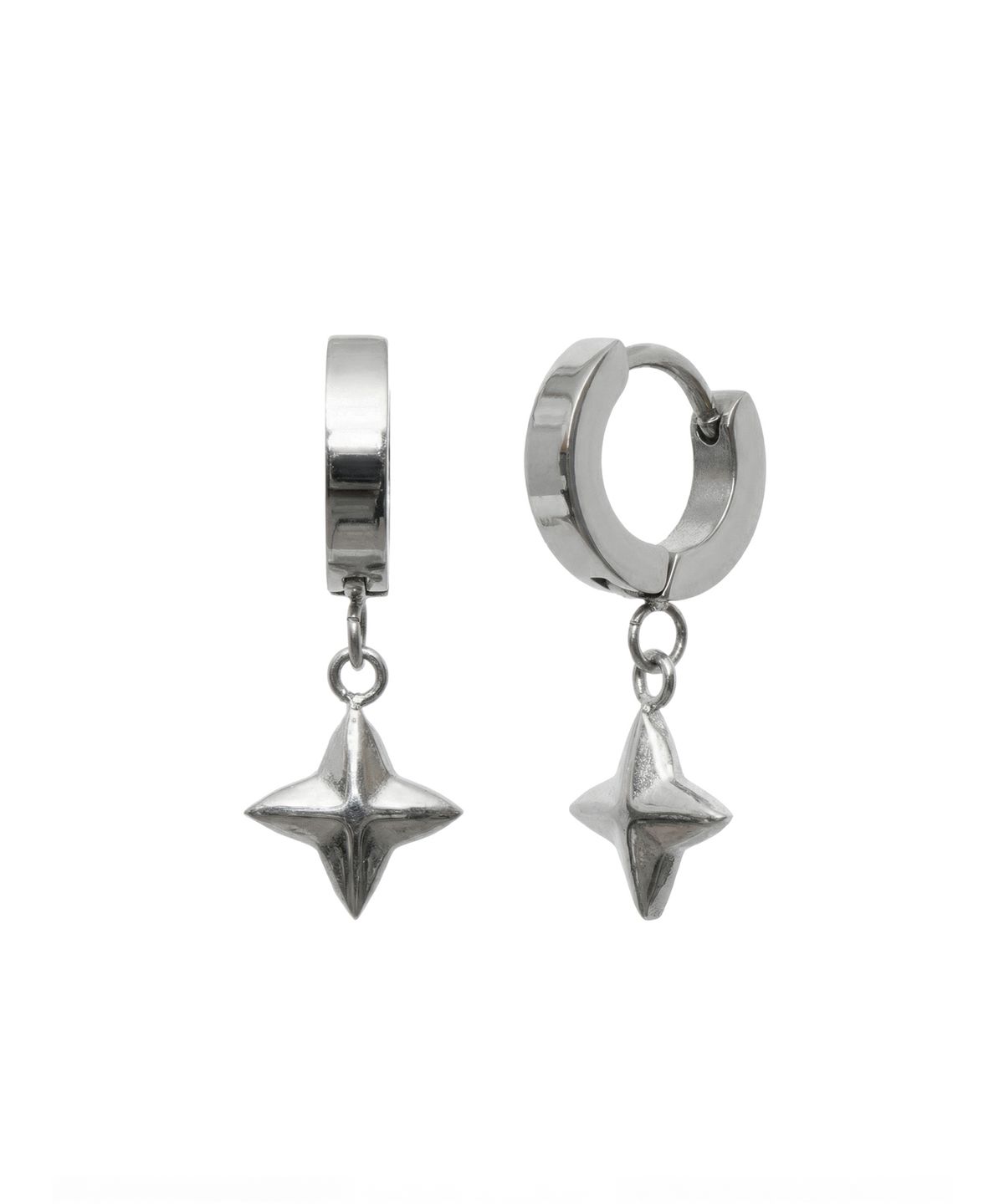 아차(ACHA) S.steel star ceiling earrings _ silver
