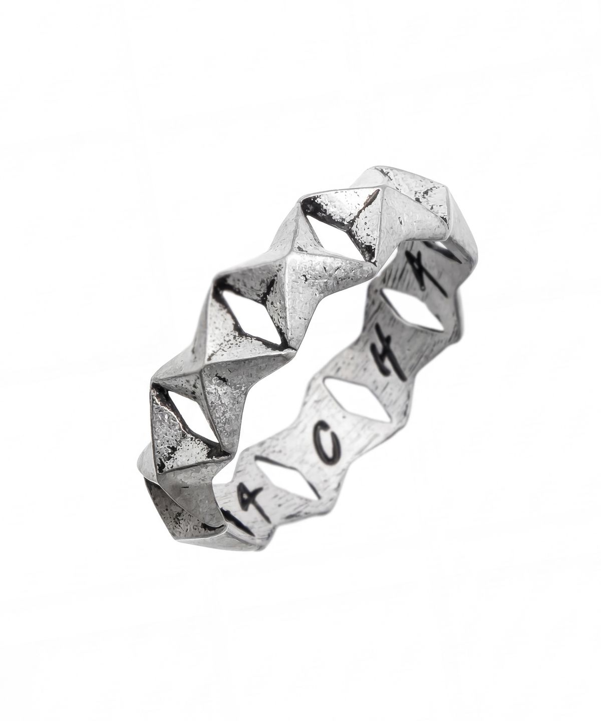 아차(ACHA) Star loop ring _ silver