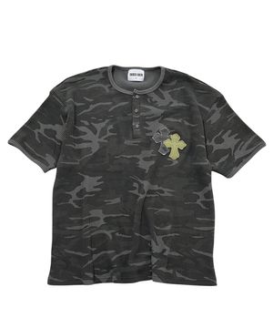 Double Cross Camouflage T-Shirt ((dark gray))