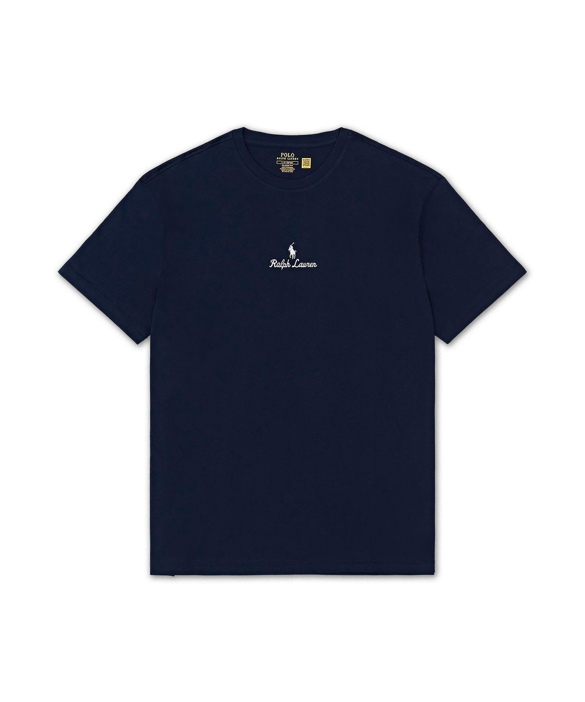 폴로 랄프 로렌(POLO RALPH LAUREN) 클래식핏 로고 저지 티셔츠-네이비