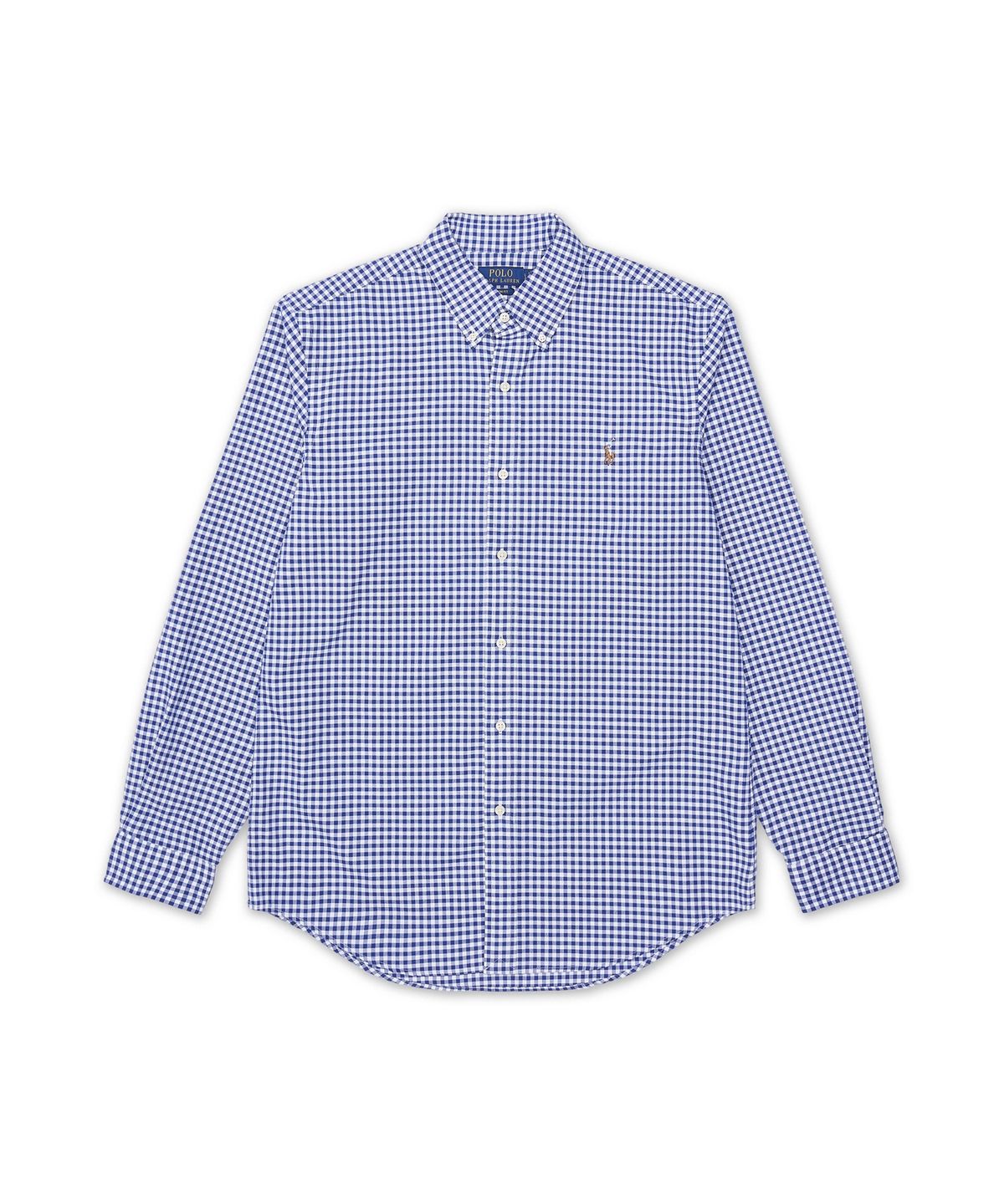 폴로 랄프 로렌(POLO RALPH LAUREN) 커스텀핏 옥스포드 셔츠-블루