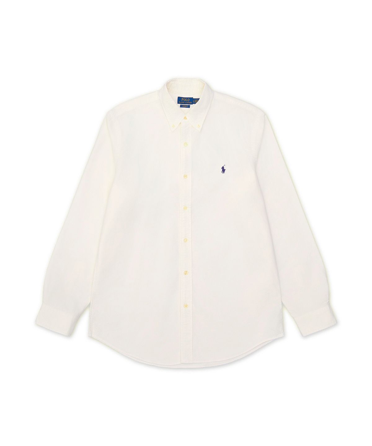 폴로 랄프 로렌(POLO RALPH LAUREN) 커스텀 핏 옥스포드 셔츠-화이트