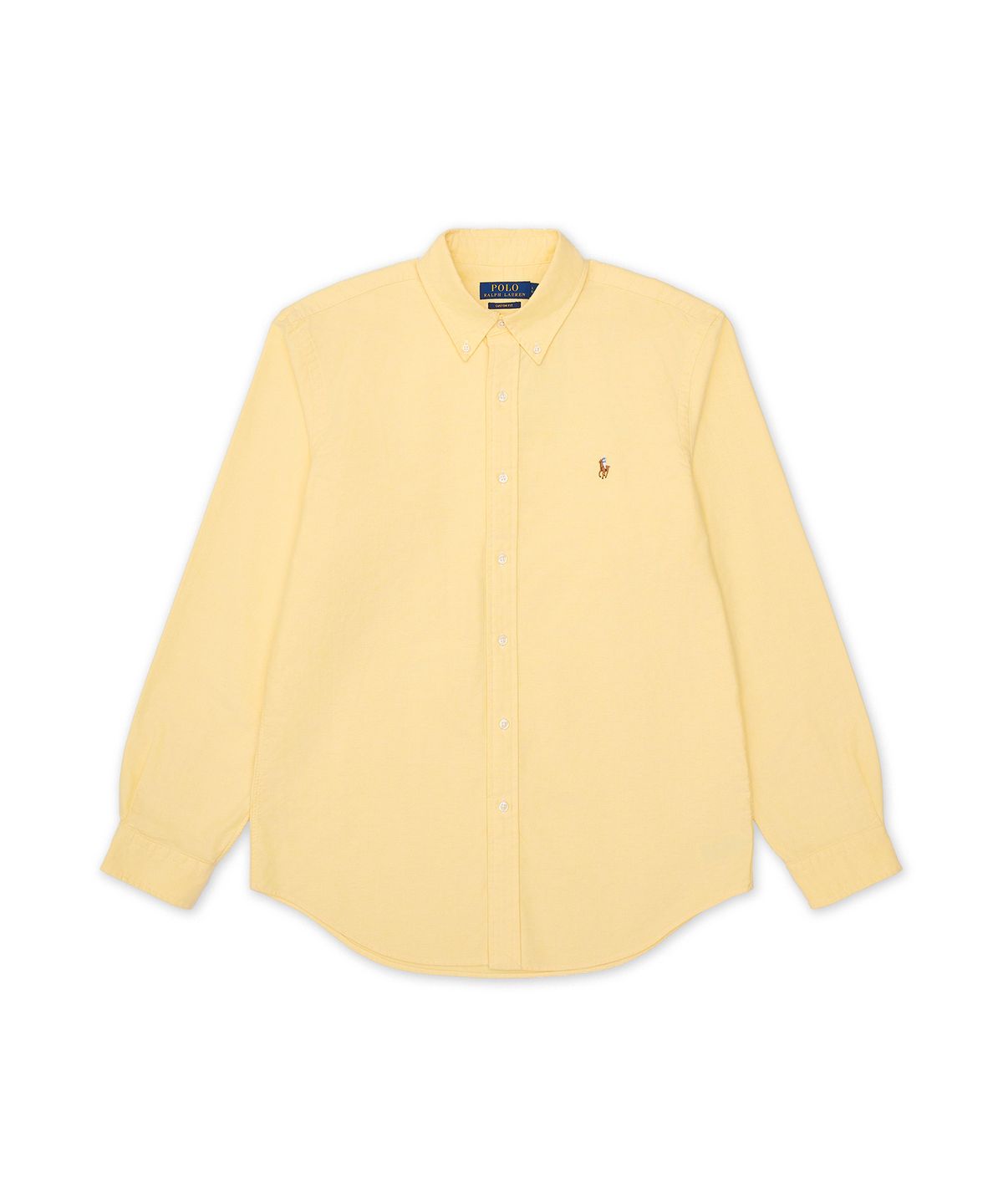 폴로 랄프 로렌(POLO RALPH LAUREN) 커스텀핏 옥스포드 셔츠-옐로우