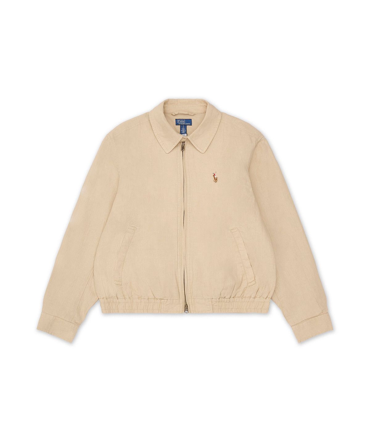 폴로 랄프 로렌(POLO RALPH LAUREN) 리넨 윈드브레이커-라이트 베이지