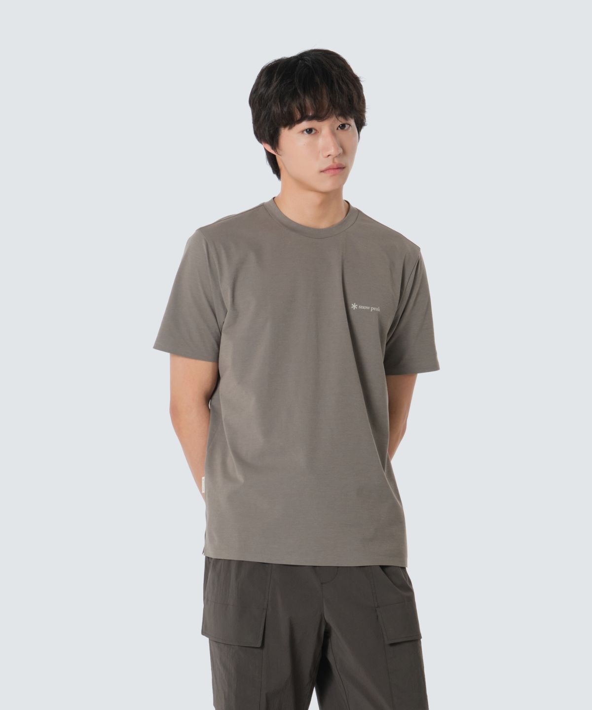 스노우피크 어패럴(SNOWPEAK APPAREL) 리젠 퀵드라이 반팔 티셔츠 (S26MMTTS50) Vintage Gray