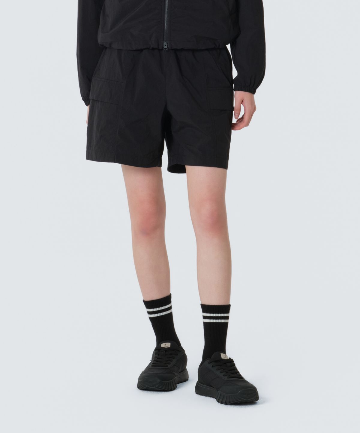 스노우피크 어패럴(SNOWPEAK APPAREL) 경량 타슬란 여성 반바지 (S26MWLHP55) Black