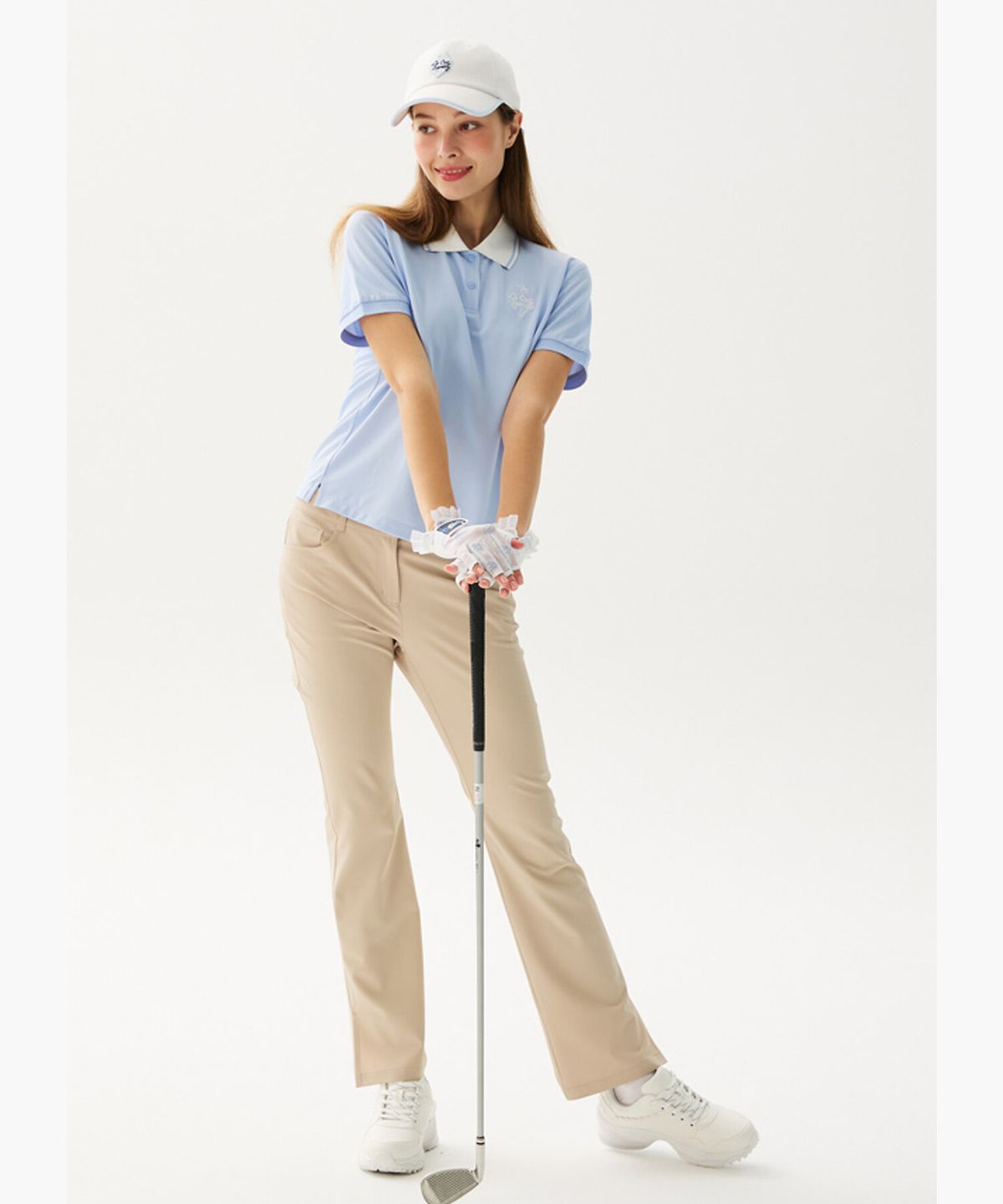 르꼬끄 골프(LECOQ GOLF) 여성 써머 부츠컷 찰떡 팬츠 _BEGE GR122LPT33