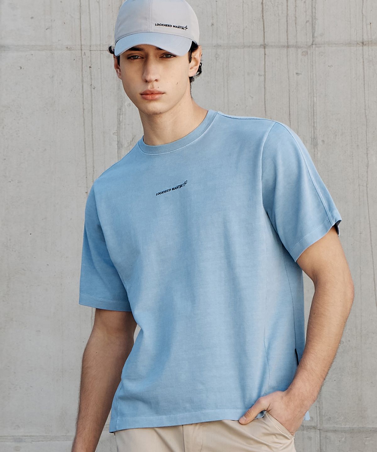 록히드마틴(LOCKHEED MARTIN) PIGMENT DYING OVER FIT TS (BLUE)
