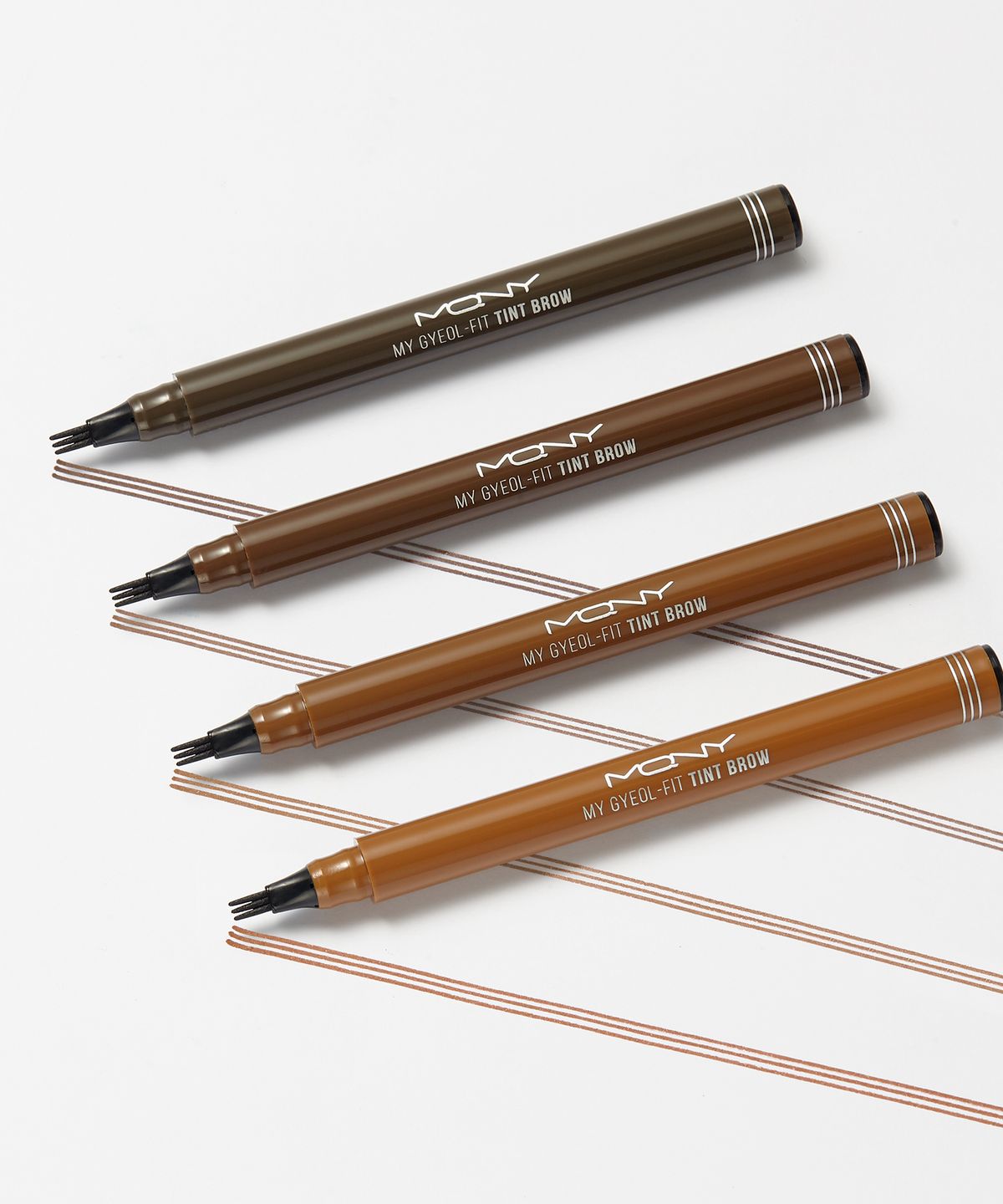맥퀸뉴욕(MQNY) 삼지창 눈썹타투펜 픽싱 아이브로우 /틴트 눈썹염색 눈썹타투펜 4컬러 0.8g