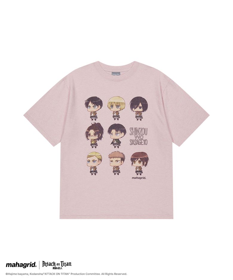 [진격의거인] SASAGEYO CHARACTER TEE PINK(MG2GMMT504T)