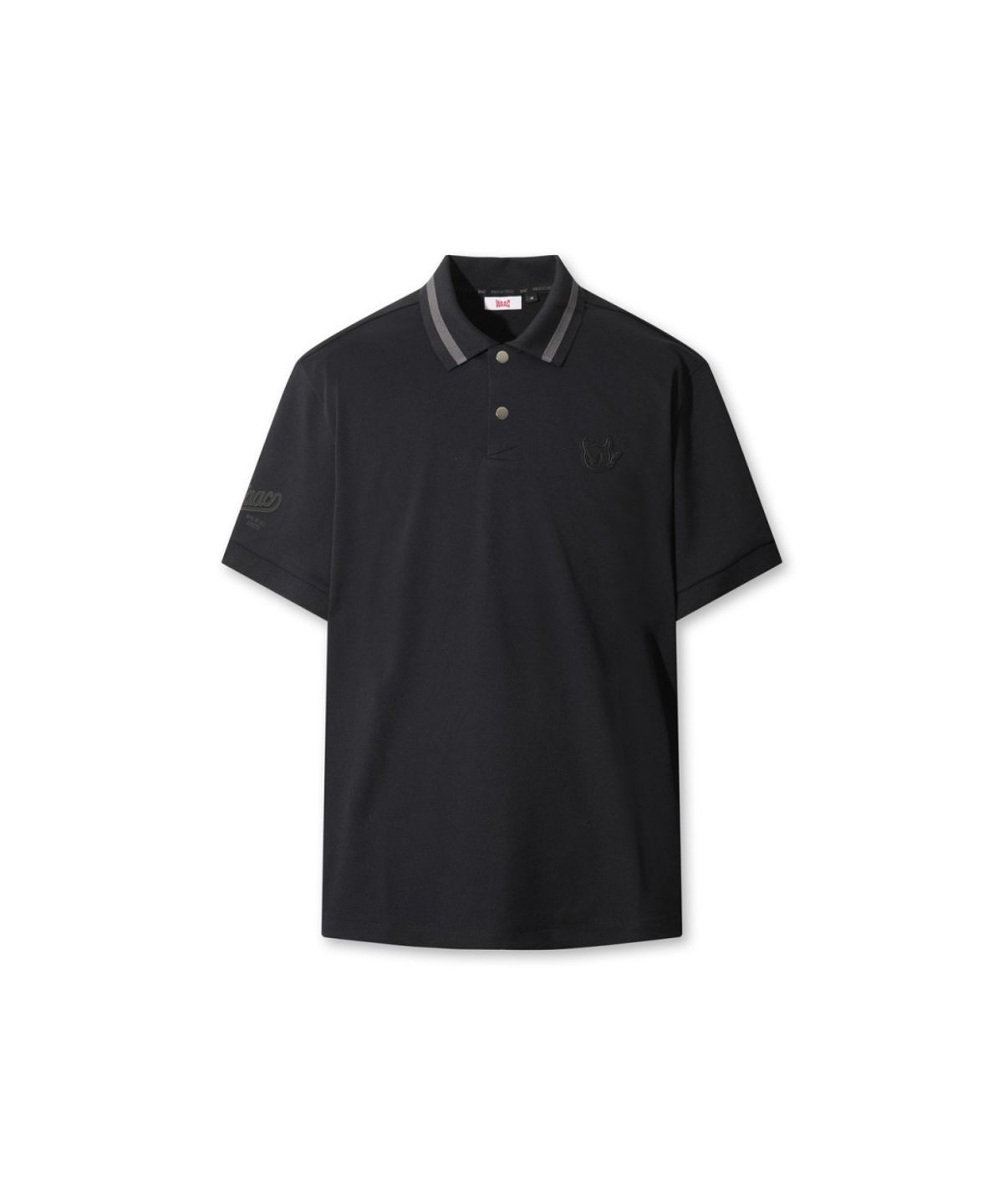 왁(WAAC) WAACKY Collar point Polo WMTCM26200BKX