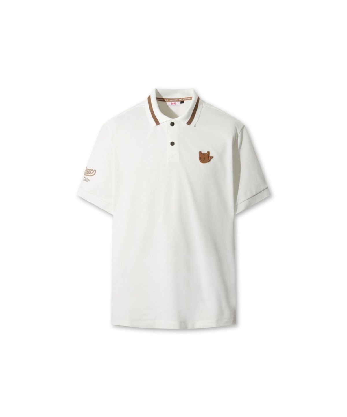 왁(WAAC) WAACKY Collar point Polo WMTCM26200WHX