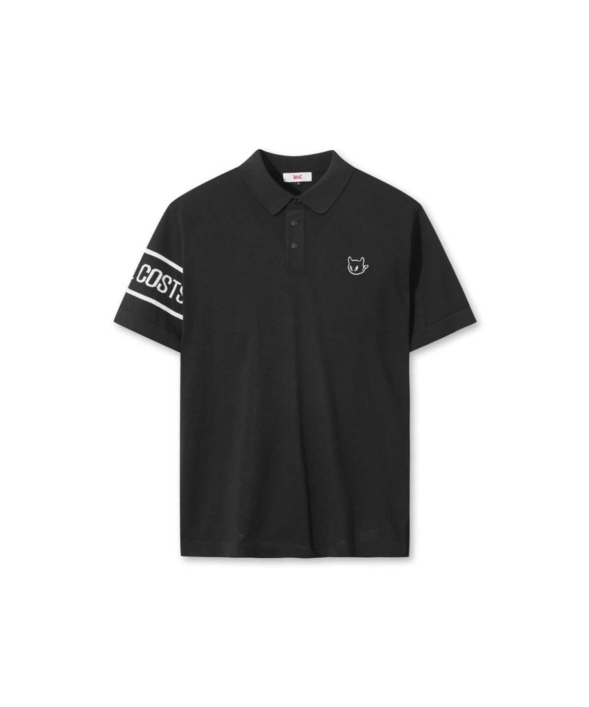 왁(WAAC) WAACKY Block Point Knit Polo WMWAM26220BKX