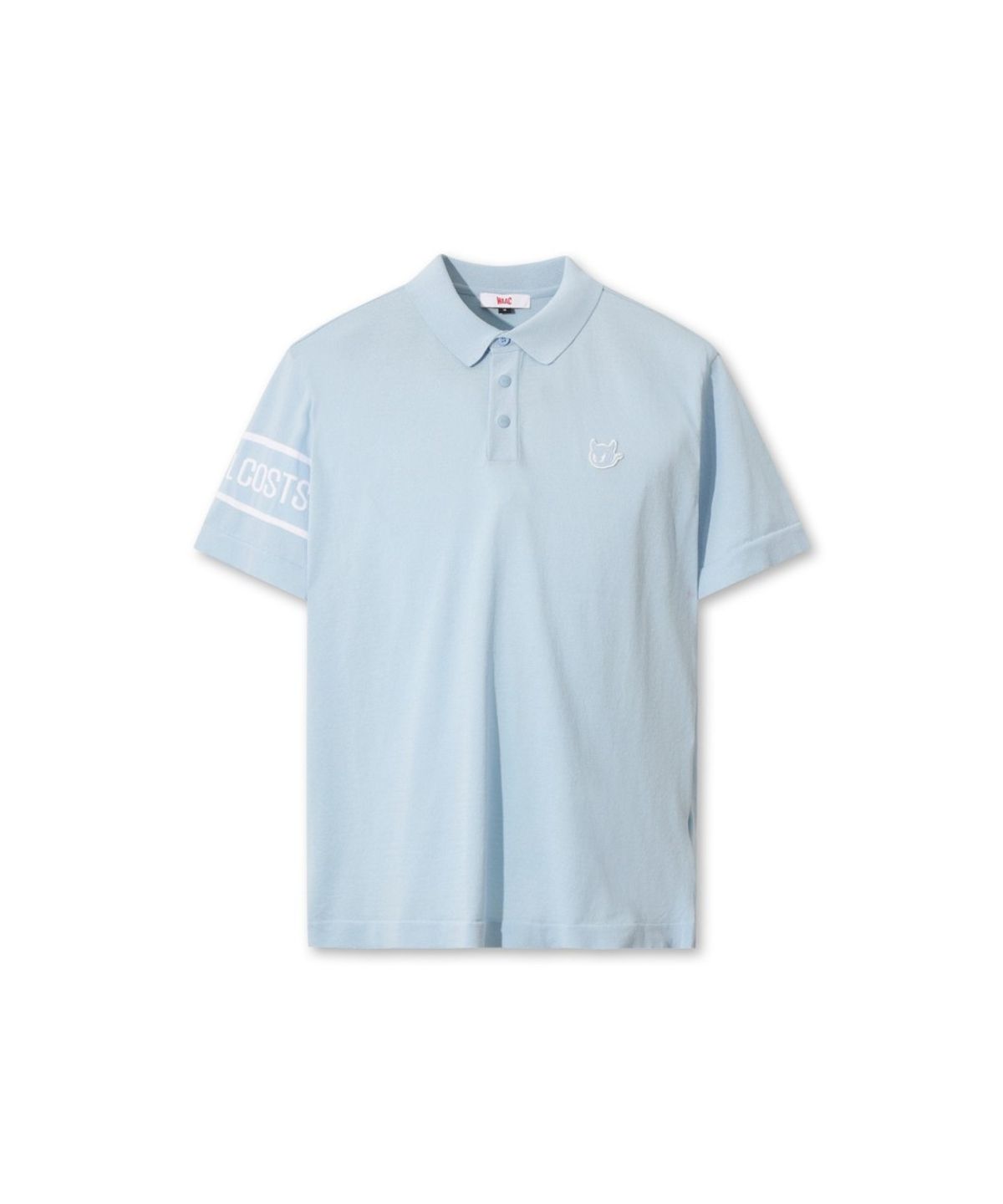 왁(WAAC) WAACKY Block Point Knit Polo WMWAM26220BUL