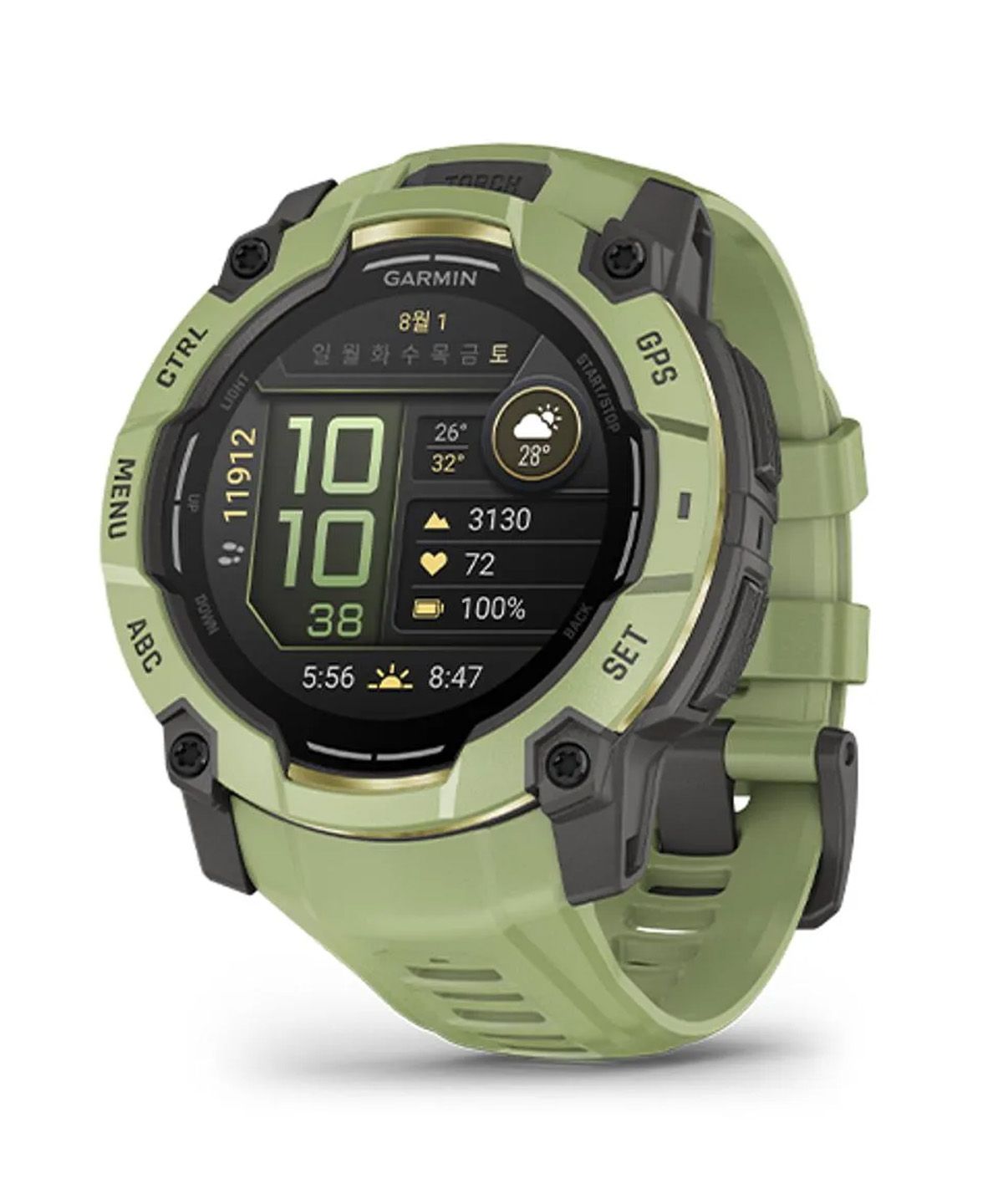 가민(GARMIN) 인스팅트3 50mm 그린(그린 밴드)