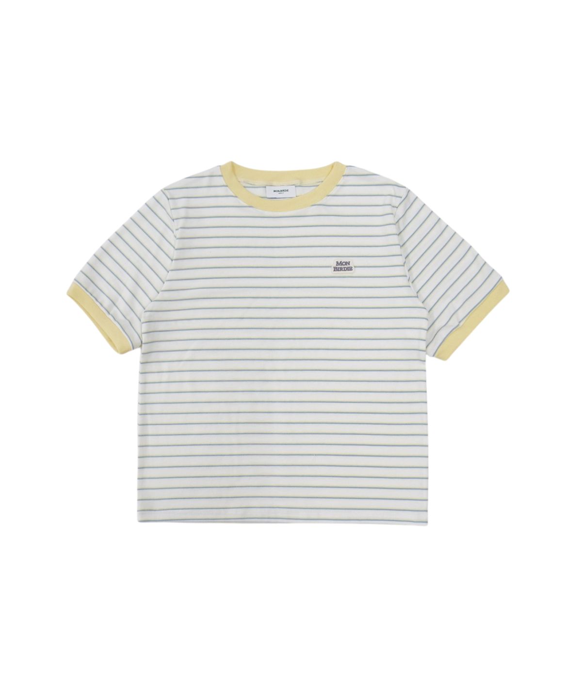 몽버디 골프(MONBIRDIE GOLF) 치즈크림 반팔 티셔츠 CREAM