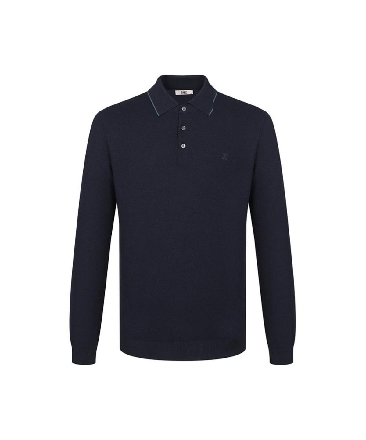 닥스셔츠(DAKS SHIRTS) 비스코스 혼방 카라니트 네이비_DLA1SWTL101N1