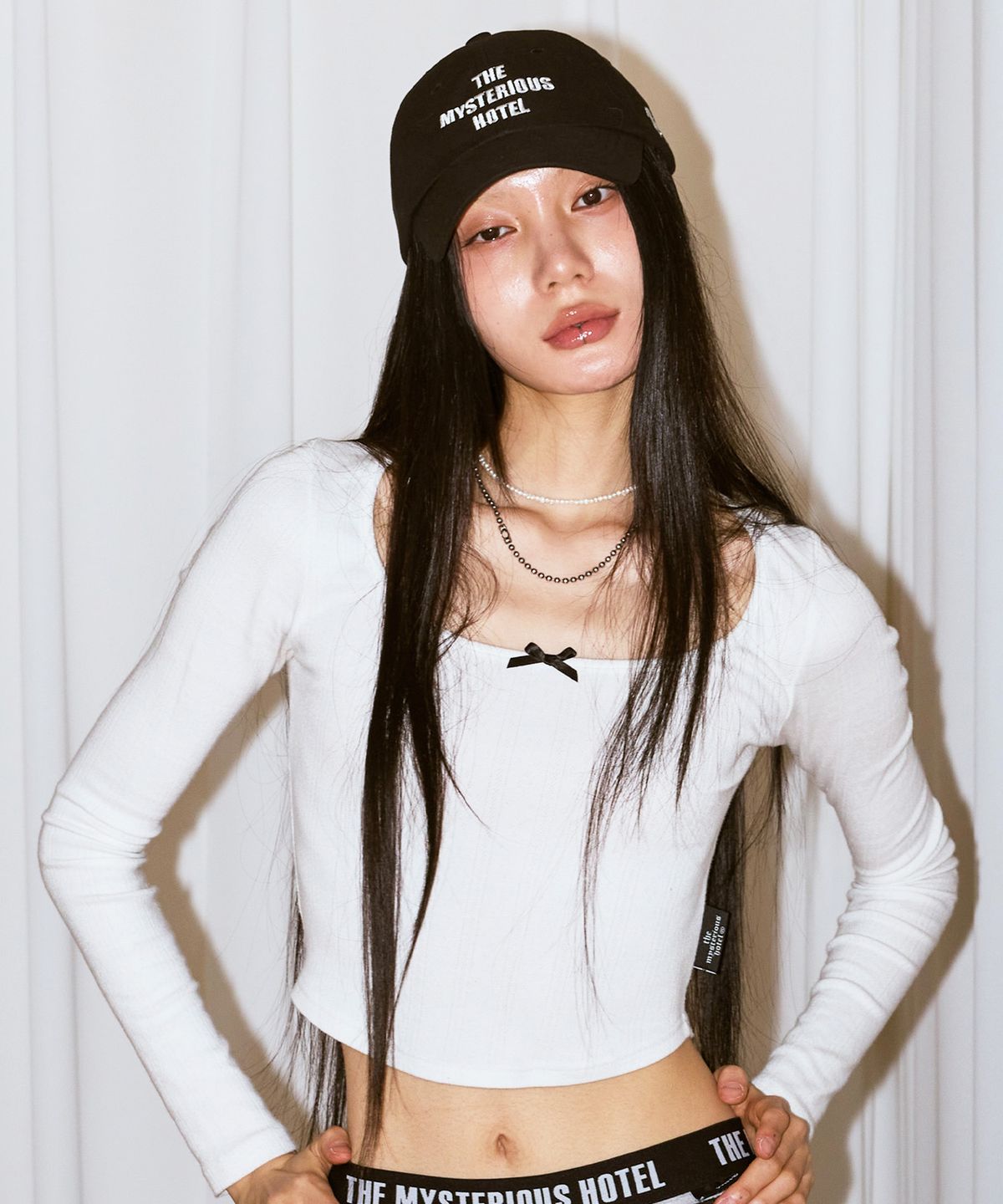 미스테리어스호텔(THE MYSTERIOUS HOTEL) 2026 TMH HORSE BALL CAP [BLACK]