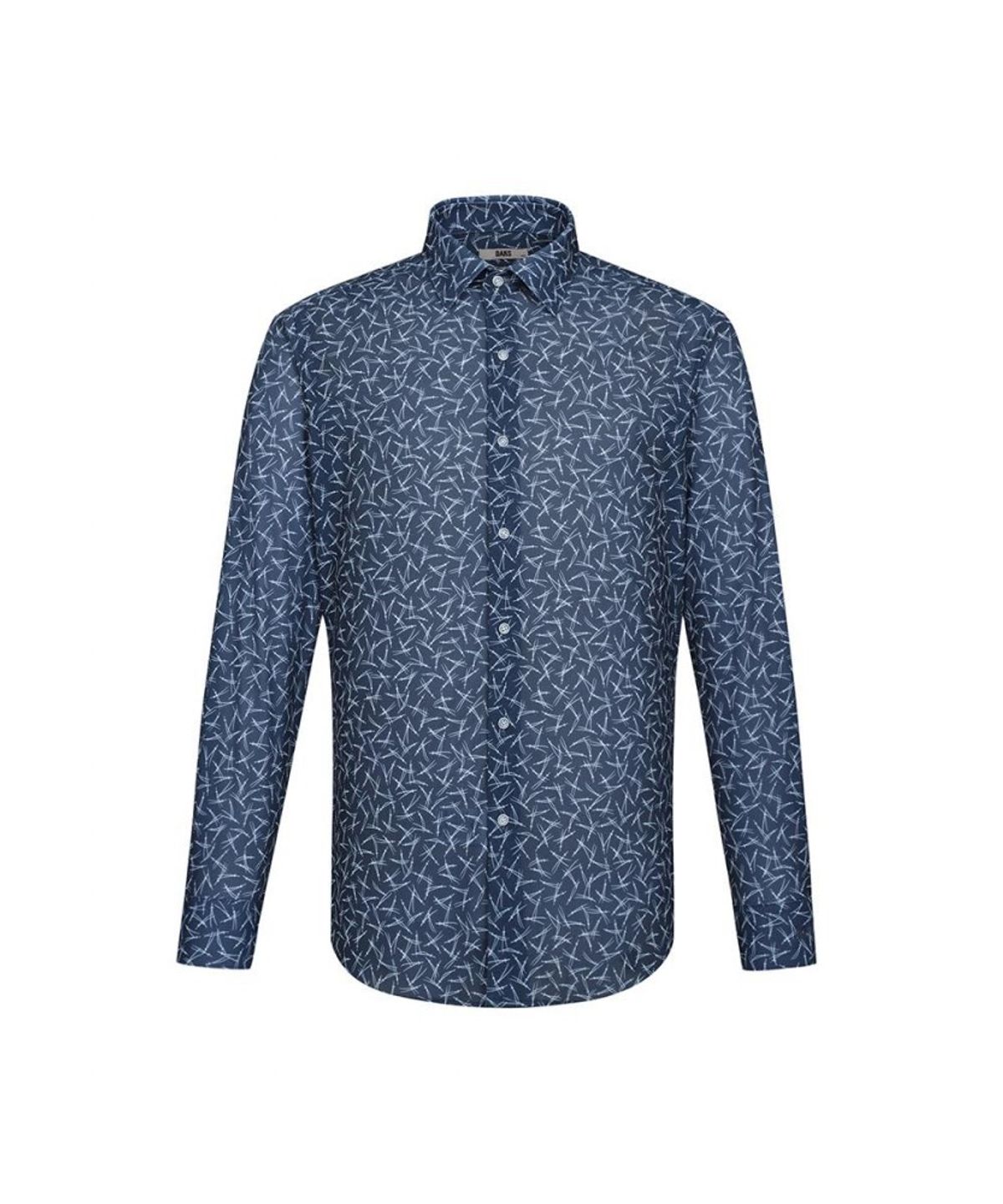 닥스셔츠(DAKS SHIRTS) 노케어 폴리혼방 프린트 드레스컴포트슬림핏 셔츠_DLS1SHDL222N1