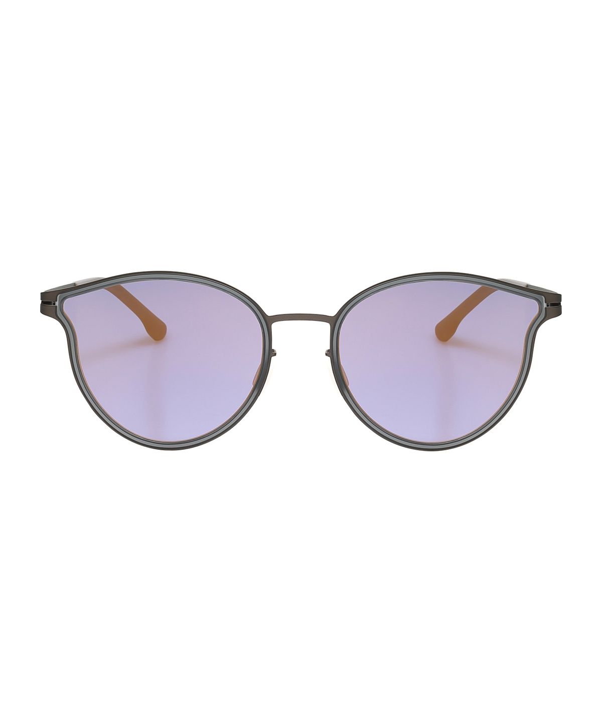 헌터 아이웨어(HUNTEREYEWEAR) [WOMAN] 라운드 씬 메탈 선글라스 - 블루 HTB22