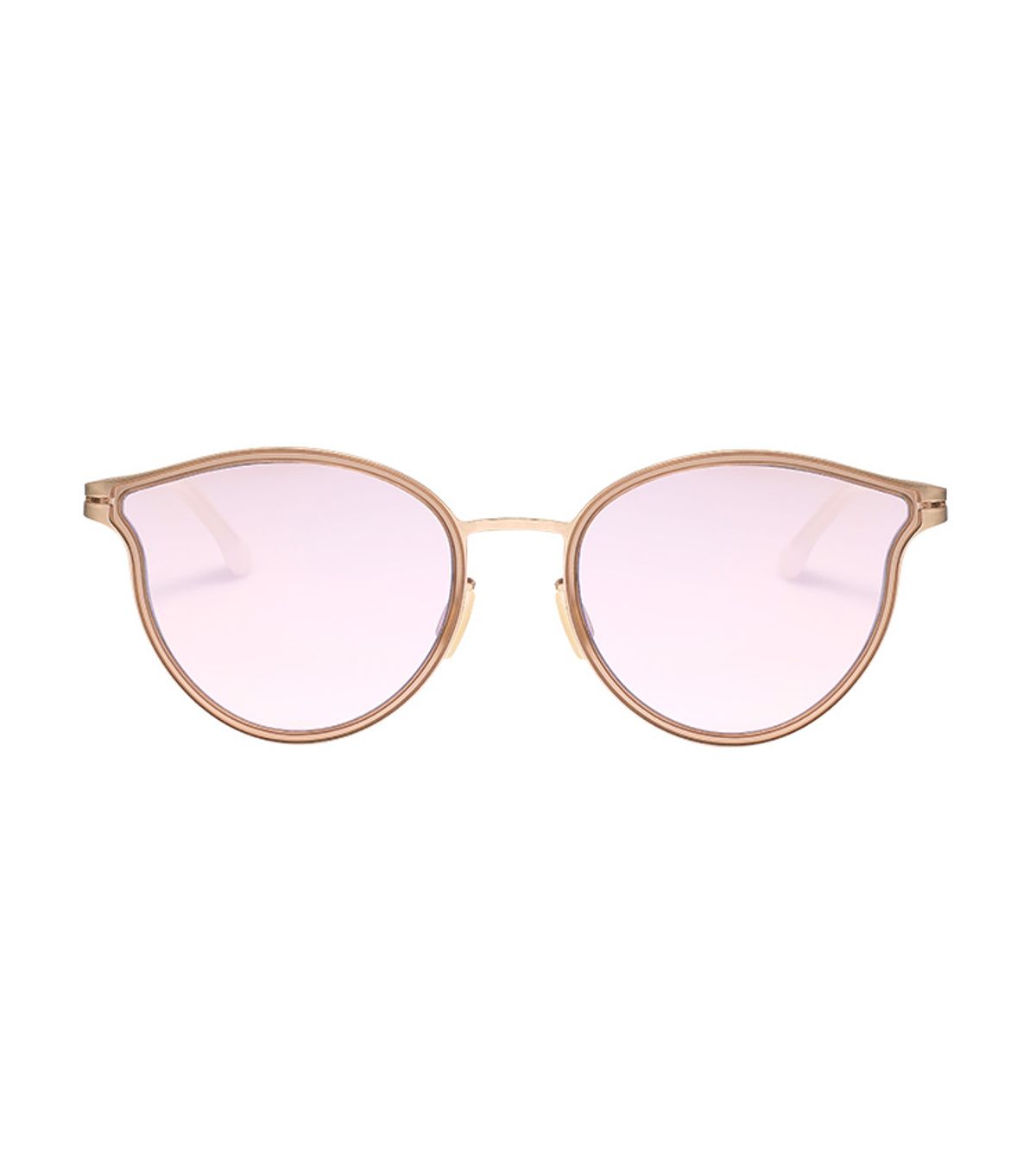 헌터 아이웨어(HUNTEREYEWEAR) [WOMAN] 라운드 씬 메탈 선글라스 - 핑크 HTB22